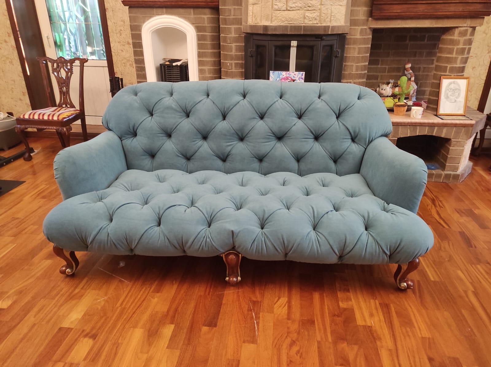 Перетяжка дивана. Нагатинский Затон 